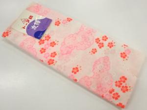 アンティーク　花模様長襦袢地反物